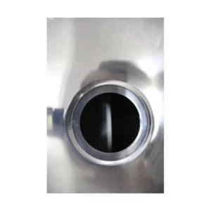 Pia Marmorite Preta ( Pp ) * Cuba Inox * 120x55 Rorato - Imagem 4