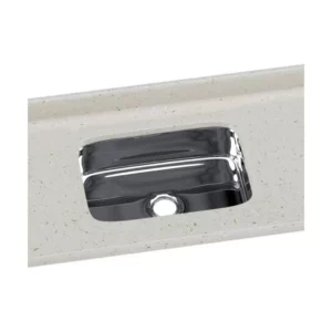 Pia Marmorite Travertino ( Tr ) * Cuba Inox * 120x55 Rorato - Imagem 3