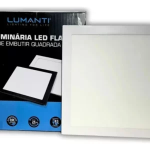 Luminaria Painel Led Quadr Embutir 24w 6500k Lumanti - Imagem 4