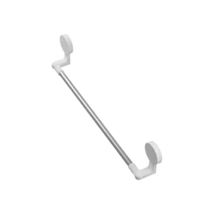 Porta Toalha Abs Reto com Adesivo 50cm Ad/pt Astra - Imagem 3