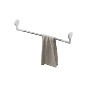 Porta Toalha Abs Reto com Adesivo 50cm Ad/pt Astra - Imagem 4