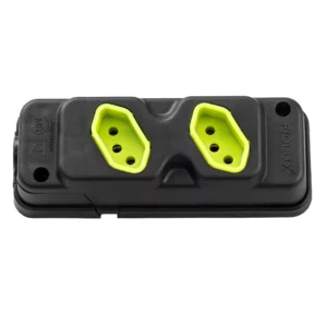 Tomada em Barra Robust 2 Tomadas 2p+t Fiolux