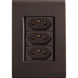 Tomada Int Tripla 10a Grafite Liz 57173/