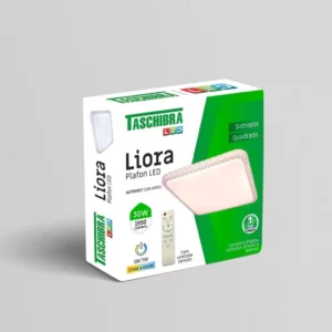 Plafon Taschibra Led Quad 30w Liora On Tw - Imagem 4