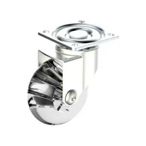 Rodizio Soprano Gel 50mm Gir S/freio Transp