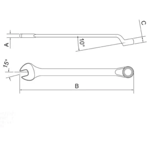 Chave Combinada Milímetros Aço 30mm 44660130 Tramontina - Imagem 4