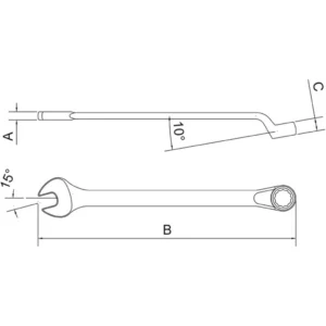 Chave Combinada Milímetros Aço 30mm 44660130 Tramontina - Imagem 6