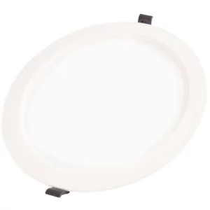 Plafon Led Redondo de Embutir Slim 1000 Lm 12 W Bivolt 3000 K Luz Amarela - Tramontina