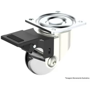 Rodizio Soprano Pratice Transp com Freio 035mm 06080.2035.10 - Soprano