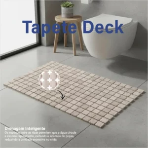 Tapete de Banheiro Imper Deck P/ Box Flex Trasparente 36x68 - Imagem 3