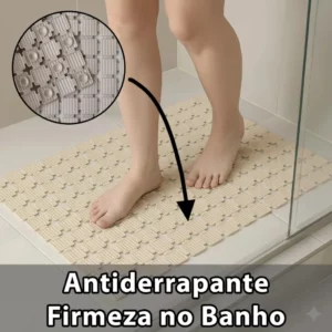 Tapete de Banheiro Imper Deck P/ Box Flex Trasparente 36x68 - Imagem 5