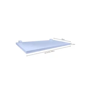 Prateleira Prat-k Azul Serenity 1,2x20x60cm Sup.azul (kids Me Leve)