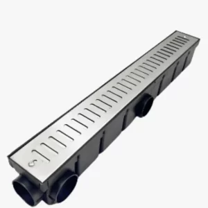 Ralo Linear 50cm de Inox com Coletor e Sistema Abre Fecha