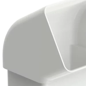 Calha Tigre Joelho Style Cond Branco 100x60 - Imagem 3
