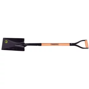 Vanga Quadrada 424/00 em Aço com Cabo de Madeira 74 Cm com Empunhadura Metálica Ergonômica - Tramontina