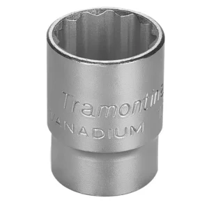 Soquete Estriado em Aço Cromo Vanádio 24mm Encaixe 1/2" - Tramontina