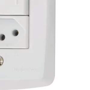 Conjunto 4" X 2" de 2 Interruptores Paralelos + 1 Tomada 2p+t 20a 250v - Tramontina - Imagem 5