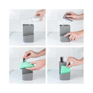 Dispenser P/detergente 650 Ml Branco - Imagem 5