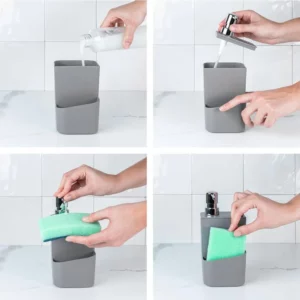 Dispenser P/detergente 650 Ml Preto - Imagem 5