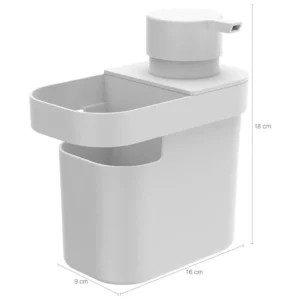 Dispenser Deterg/organ Trium 650ml Branco - Imagem 3
