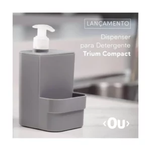 Dispenser Deterg Trium Compact 500ml Branco - Imagem 5
