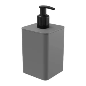 Dispenser P/ Sabonete Liq Smile 350 Ml Cinza