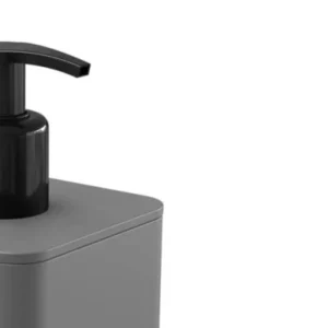 Dispenser P/ Sabonete Liq Smile 350 Ml Cinza - Imagem 3