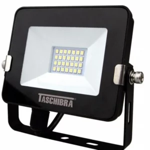 Refletor Tr Led 10w Slim 6500k Preto-der/02 Preto Taschibra