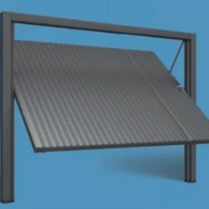 Portao Contrap 2,20x2,65 com Chapa Frisada C/ Porta