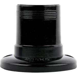 Suporte P/ Lamp Plastico Fixo E27 Preto