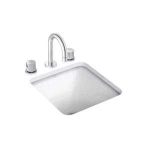 Cuba de Embutir Quadrada Branco 350 X 350 X 155mm