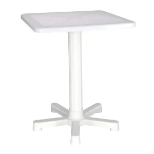 Mesa Tramontina Pvc Quadrada Itaparica   Branca