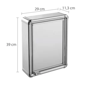 Armário de Plástico Brasília Plus 29 X 11,3 X 39cm - Imagem 4