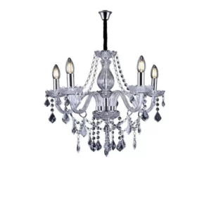 Lustre Taschibra Cristal Glam Transparente 5xe14
