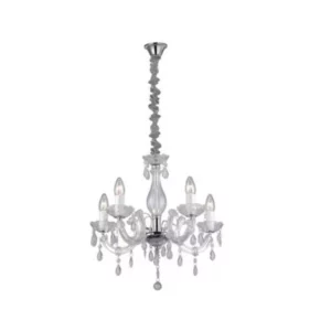 Lustre Treviso 5x40w E14 Ld941605ls Bronzearte - Imagem 1
