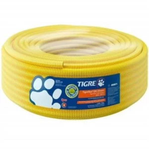 Eletroduto Corrugado Tigreflex Amarelo 32mm