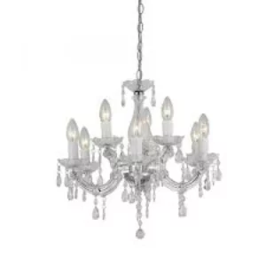 Lustre Classico   9l E14 Cr Transparente Bronzearte