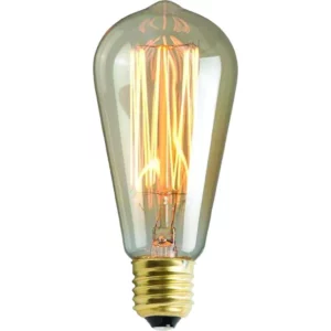 Lampada Fil Tungs Pera 60w 2k Lpfst646022 Bronzearte