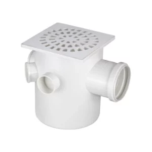 Caixa Sifonada Krona C/ Grelha Quad. 150 X 185 X 75mm