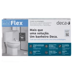 Bacia Kit Flex Branco Deca - Imagem 5
