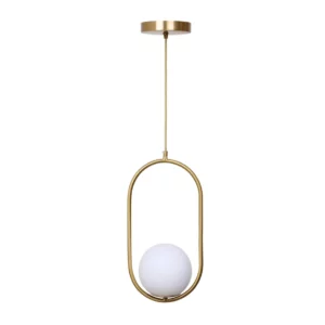 Pendente Saturno 400 Gold Alum E27 G Light