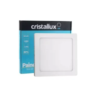 Lum Painel Led Quad Sob 18w 4000k 22,5x22,5 Cristallux - Imagem 3