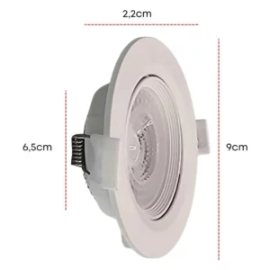 Spot Led 5w Emb Red 90x31mm 6500k - Imagem 4