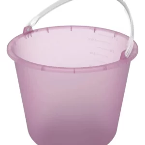 Balde Plastico 12l Multilar Metasul Rosa Bebe