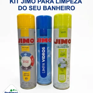 Kit Desengord + Limpa Box + Limpa Vidros Jimo
