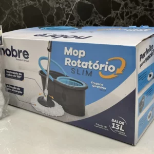 Kit Mop Rotatorio Slim + Refil Microfibra - Imagem 3