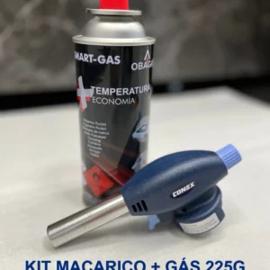 Kit Macarico Multiuso + Gas Fogareiro/macarico