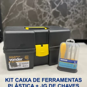 Kit Cx Fer Plastica Vonder + Jg Chaves de Fenda/phillips
