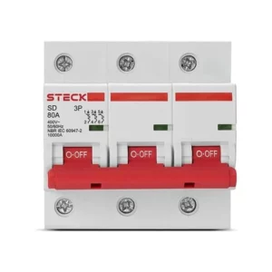 Disjuntor Din Steck 10ka Trif C 100a Sdd3c100