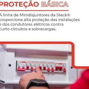 Disjuntor Din Steck 10ka Trif C 100a Sdd3c100 - Imagem 4